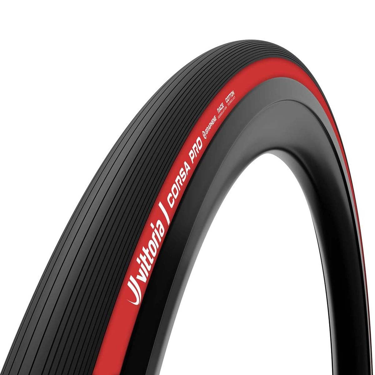 Cubierta Vittoria Corsa Pro TLR G2 Roja/Negra