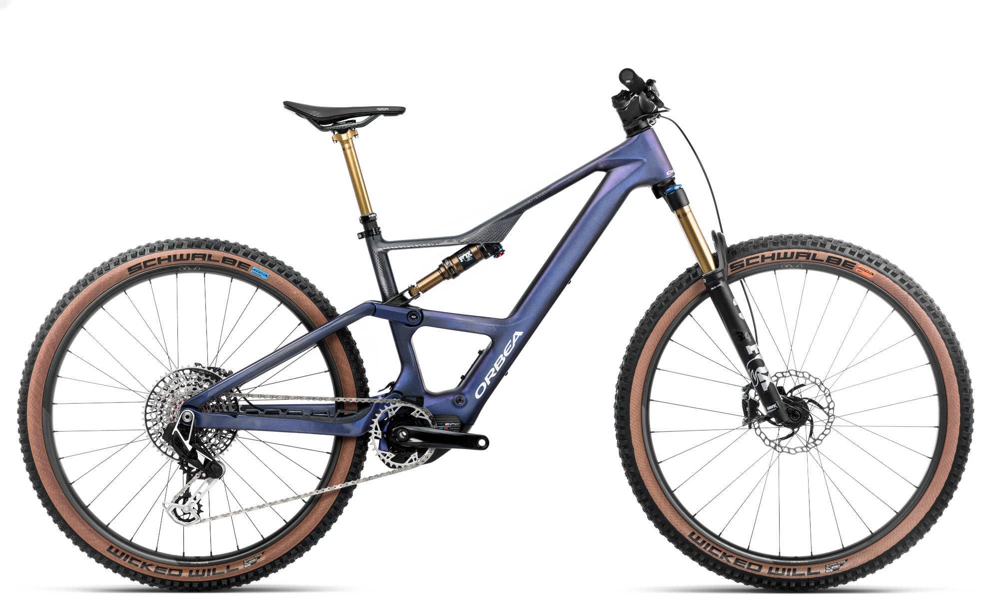 Orbea Rise SL M-LTD 630W 2025 Tanzanite Carbon View/Carbon Raw Matt
