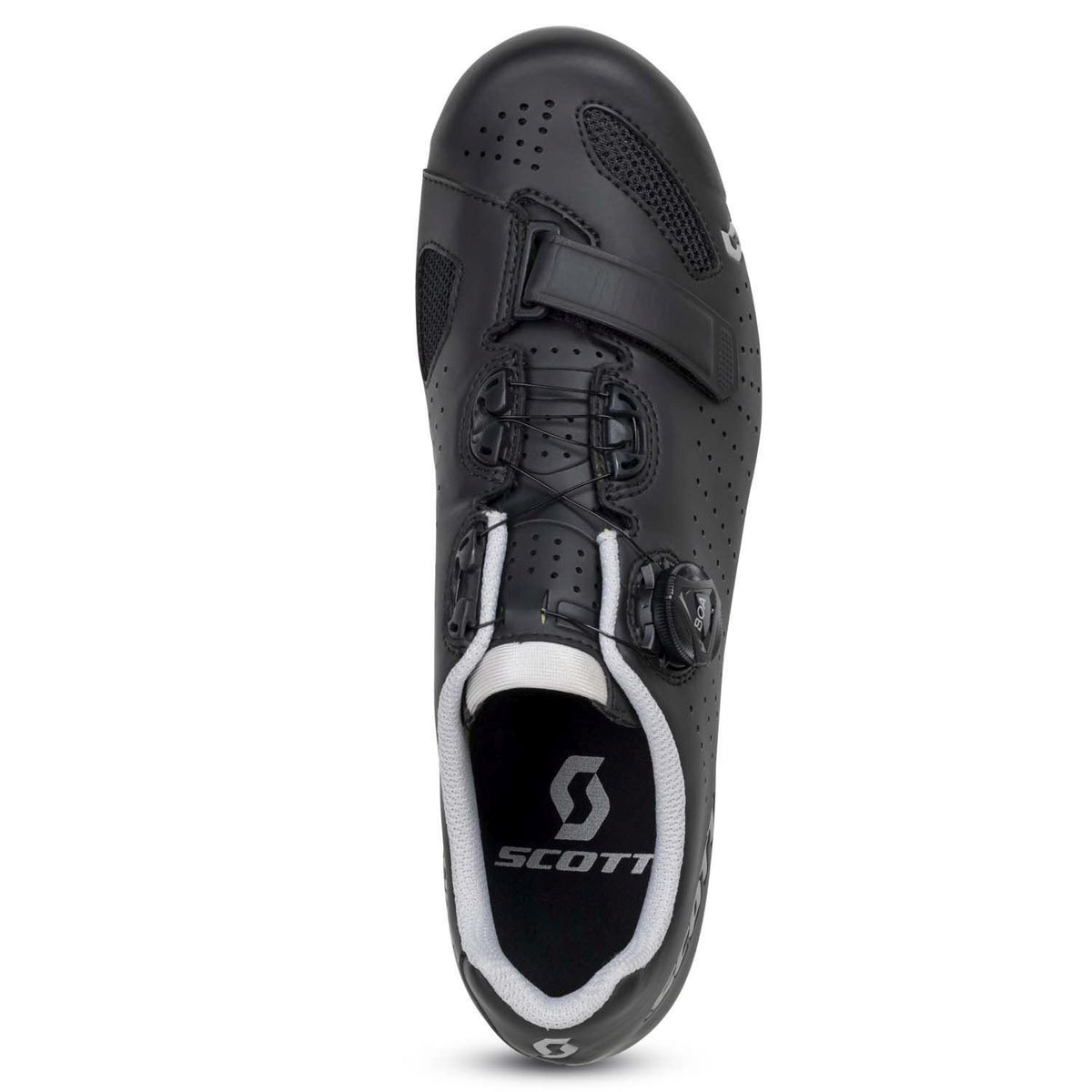 Zapatillas Carretera Scott Road Comp BOA Negro/Plata #6
