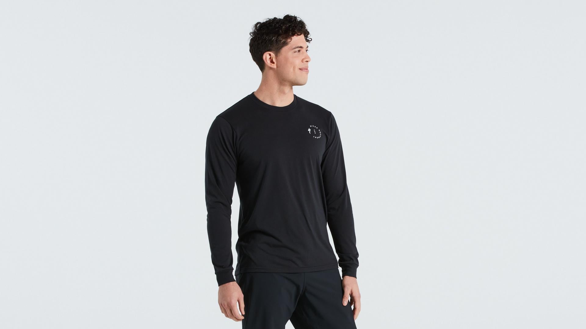 Stoke Tee Manga Larga Specialized Negro #2