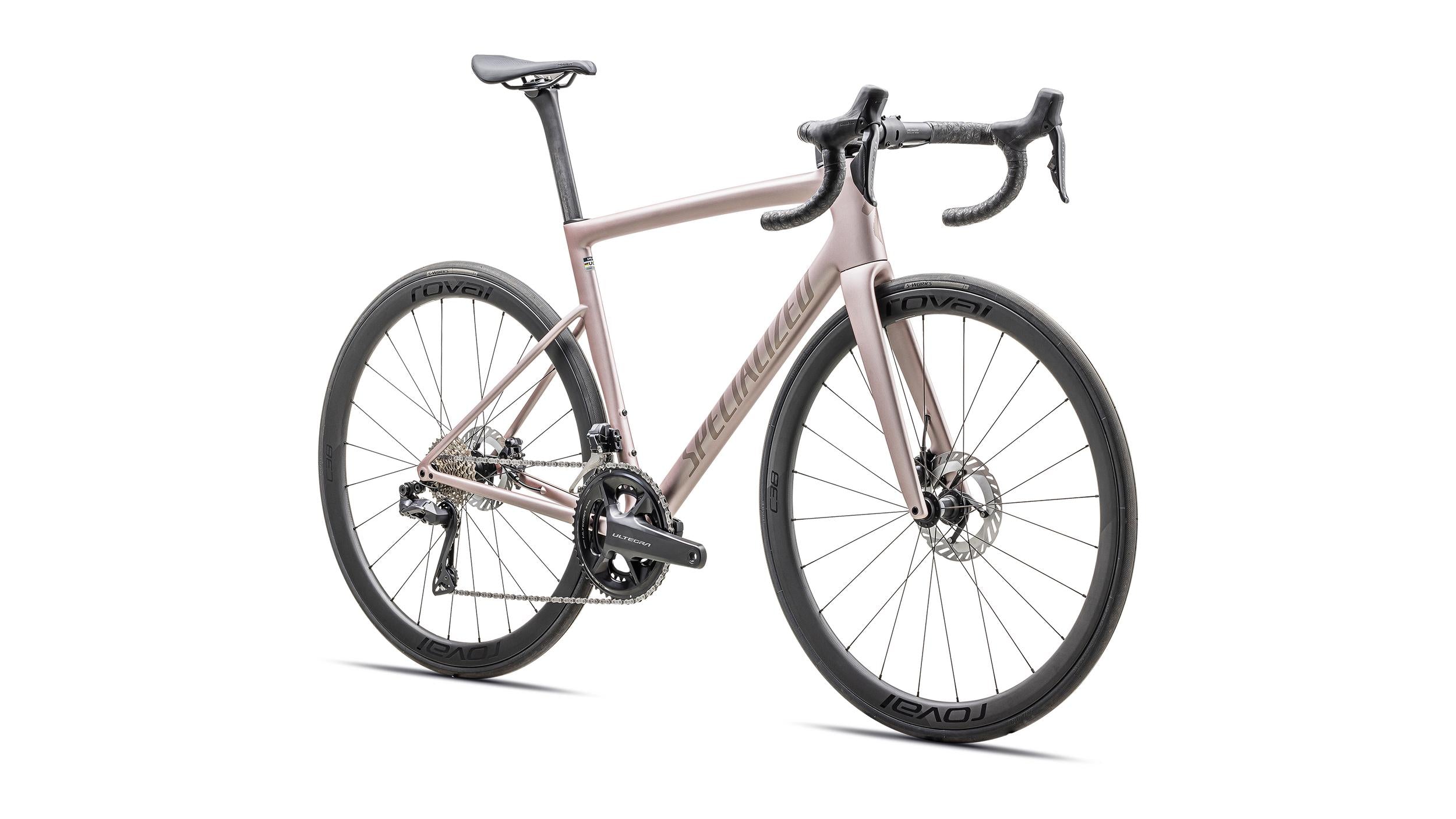 Bicicletas Carretera Tarmac SL8 Expert Ultegra Di2 Specialized 2025 Satin Champagne/Black Pearl