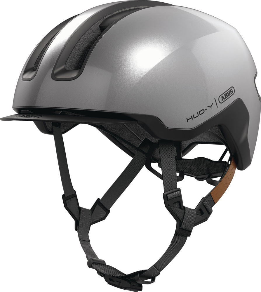 HUD-Y Casco Ciudad Abus Gleam Silver #3