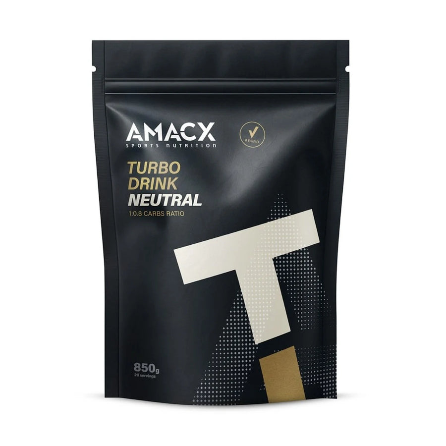 Bebida Energética Polvo Amacx Turbo Drink Neutro 850g Negro