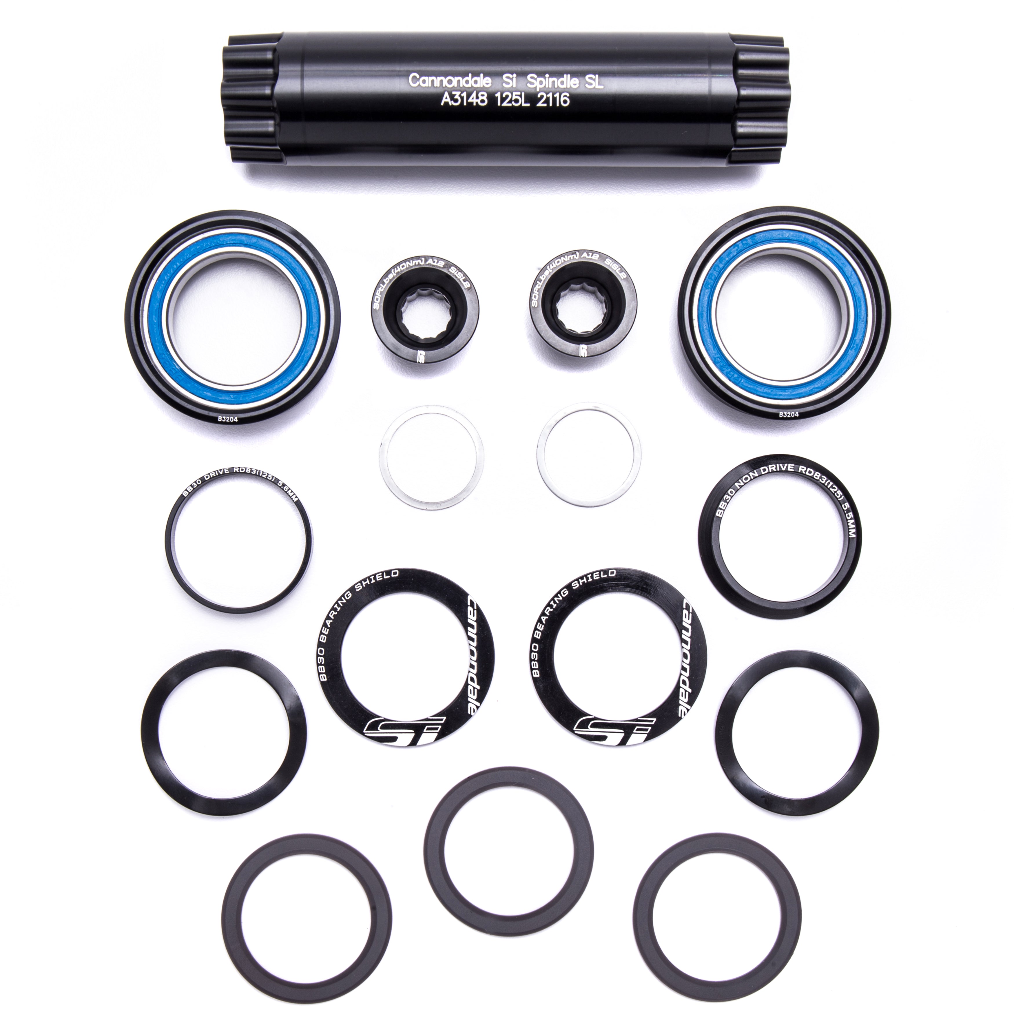 Caja Pedalier Cannondale Complete BB 125 Ai Negro