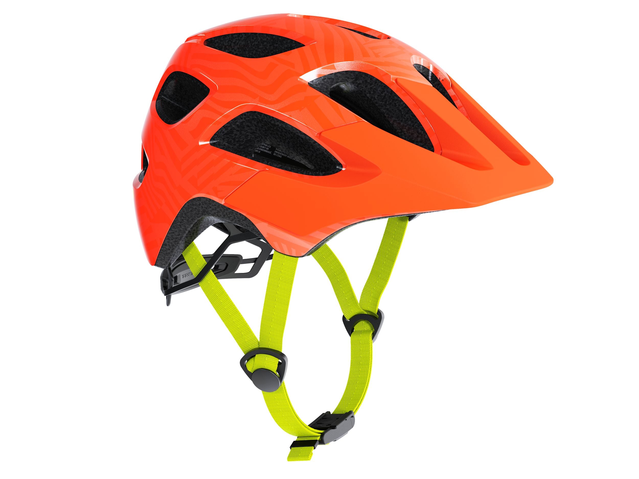 Casco Niño Trek Tyro Naranja Radioactivo