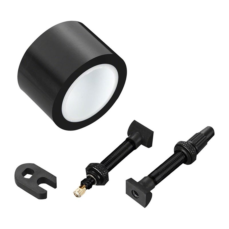 Kit Tubeless Zipp Cinta 26mm/2 Válvulas Presta 100mm Negro