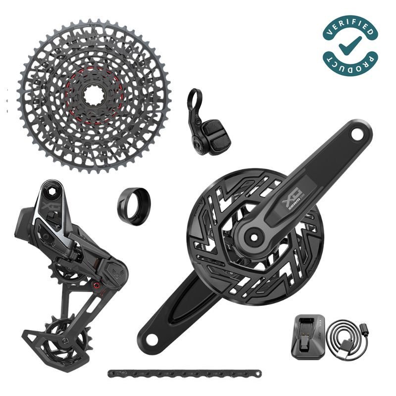 Grupo Electrónico Sram X0 T-Type Eagle AXS E-MTB 104 BCD 36d 1x12v Negro