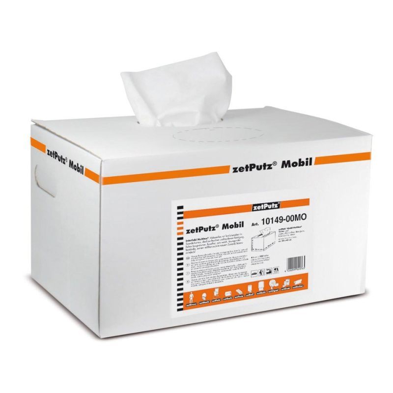Toallitas ZVG Multitex ZetPutz Mobil 38x42cm 400unds Blanco