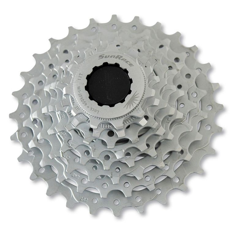 Casete Sunrace 8v Plata