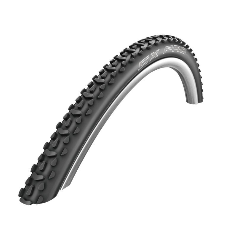 Cubierta Schwalbe CX Pro 26x1.35 HS269 Liteskin Performance Line Dual Reflectante Negro
