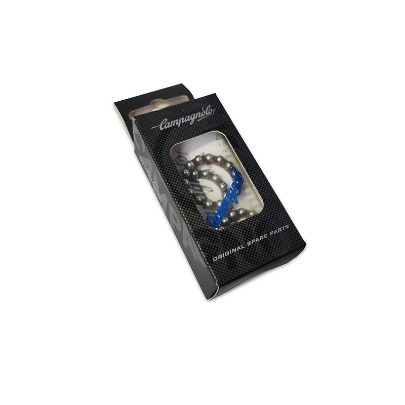 Juego Bolas Cerámica Campagnolo HB-HY123 Traseras Bora U/Bora One/Shamal U/Shamal Mille 4unds Negro/Gris