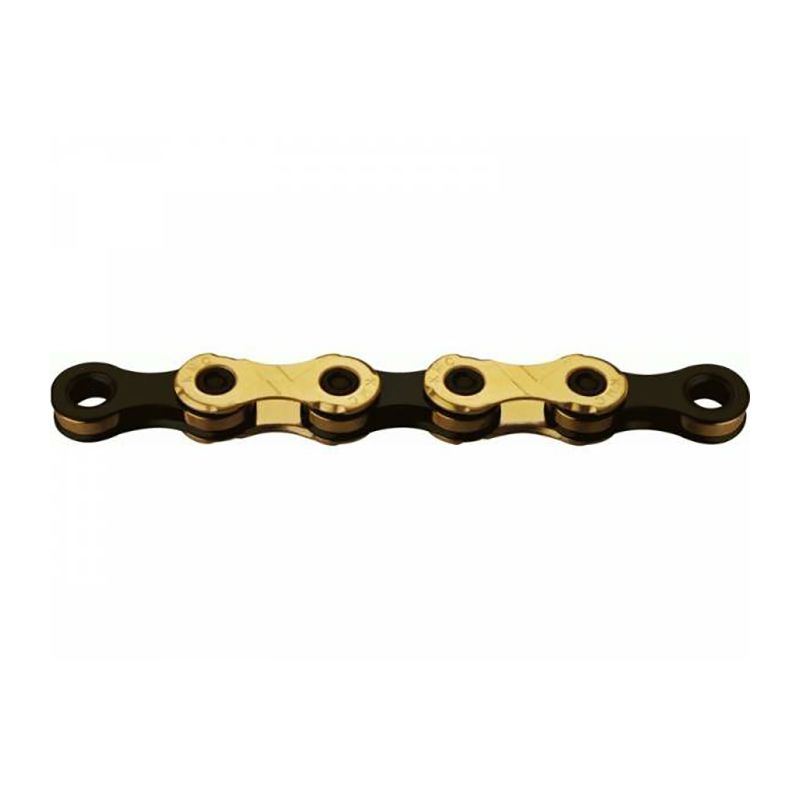 Cadena KMC X12 Ti-N 126 Eslabones 12v Negro/Oro