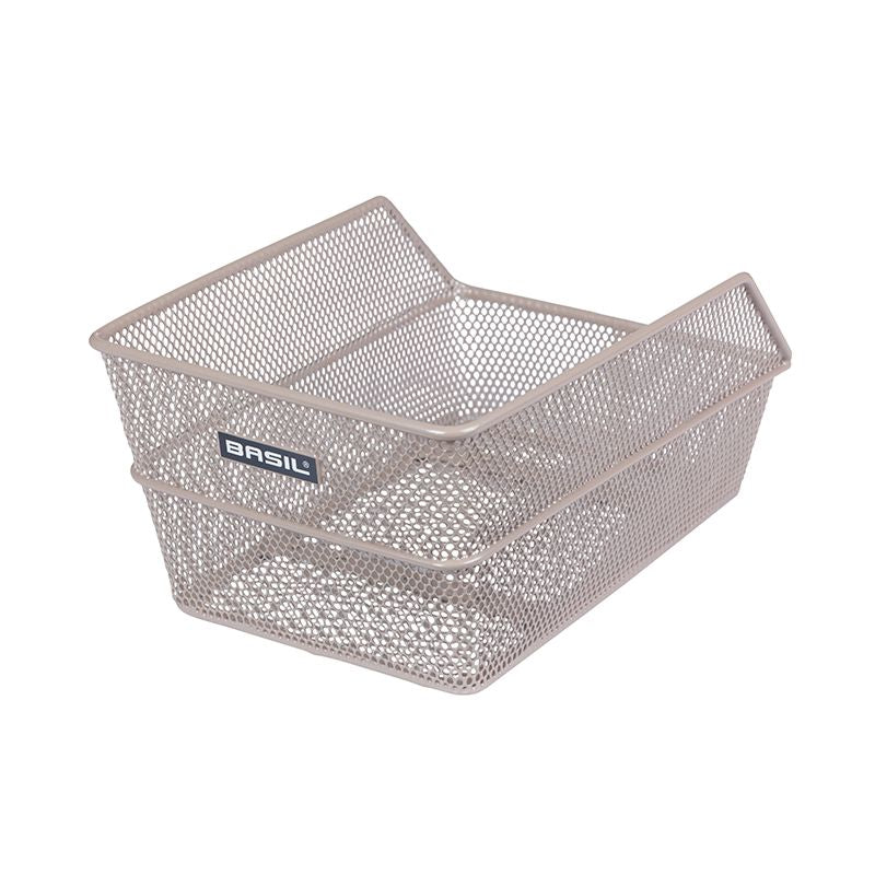 Cesta Trasera Basil Cento S 21x31x0.95cm Acero Plata