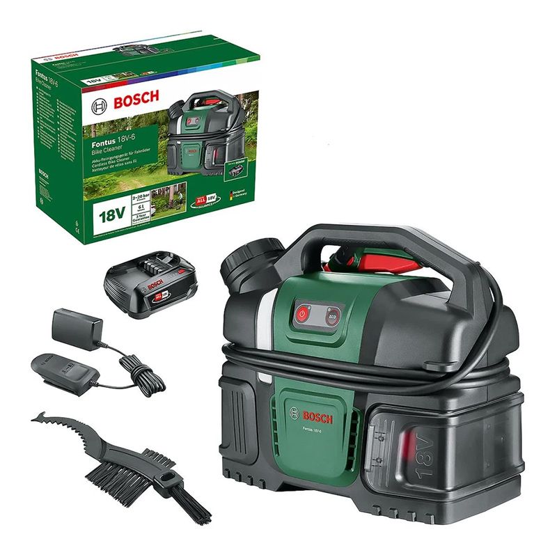 Hidrolimpiadora Bosch Fontus 6L 18V Portátil Verde/Negro