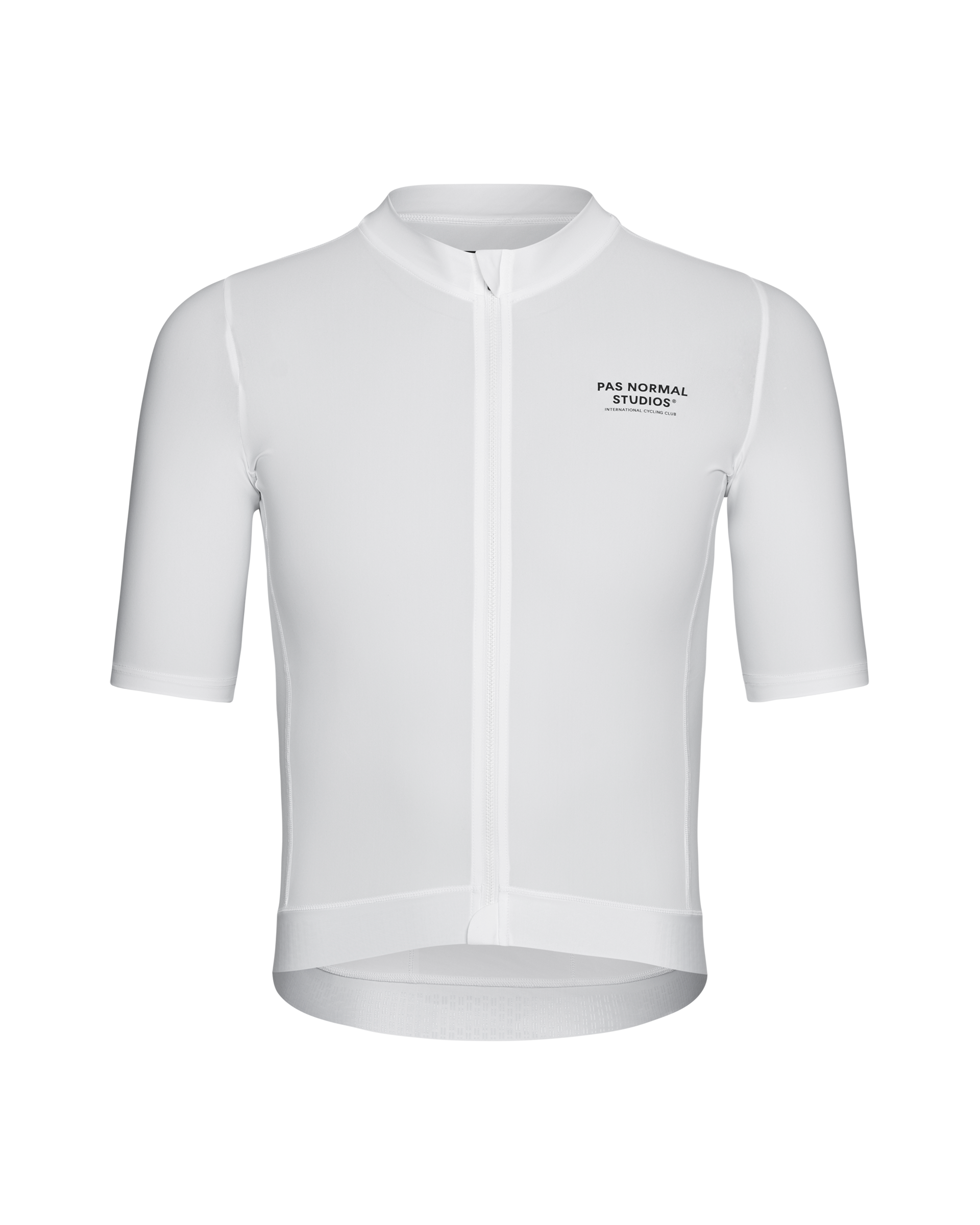 Maillot Manga Corta Pas Normal Studios Essential Hombre Blanco #2