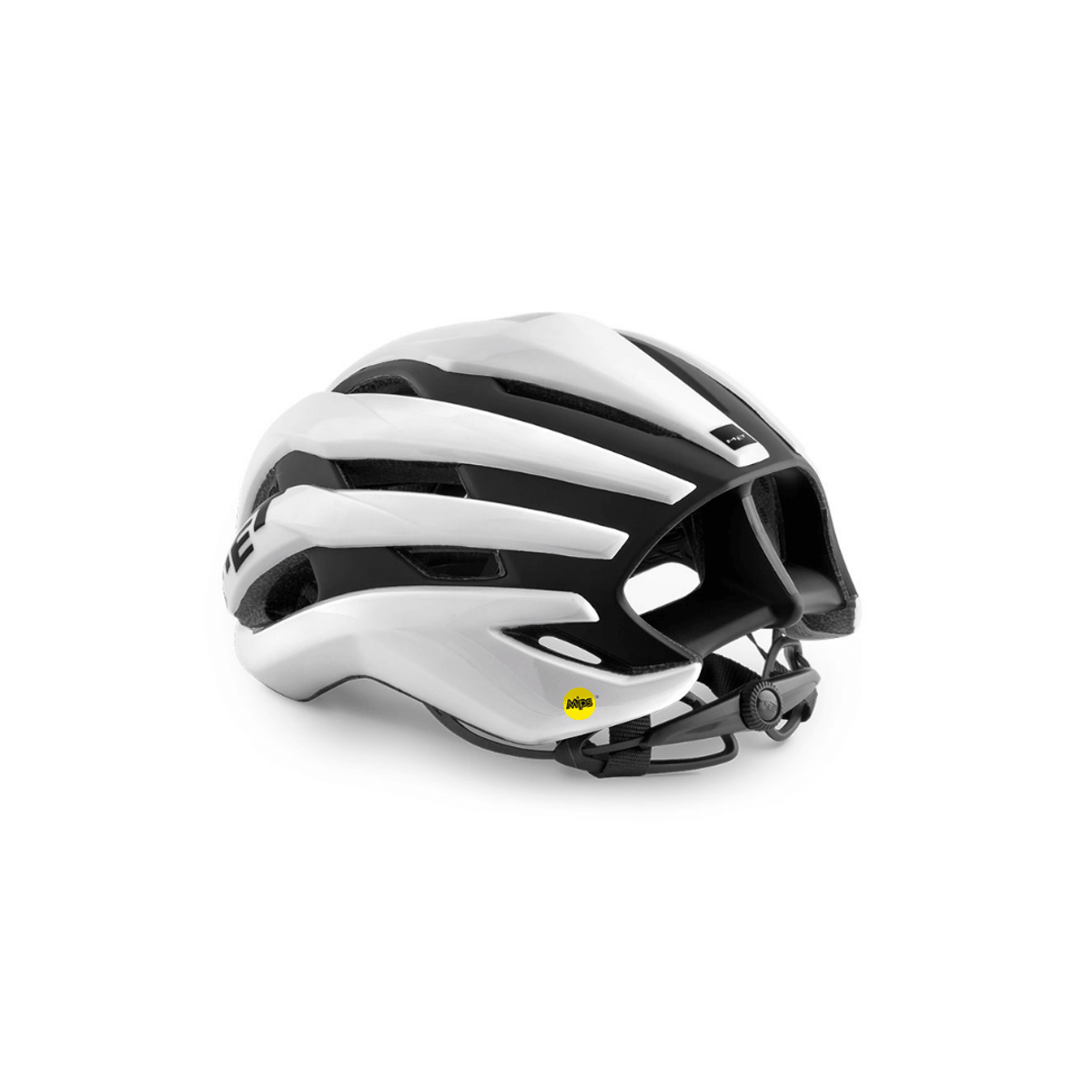 Casco Met Trenta Mips Blanco/Negro Mate Brillo #2