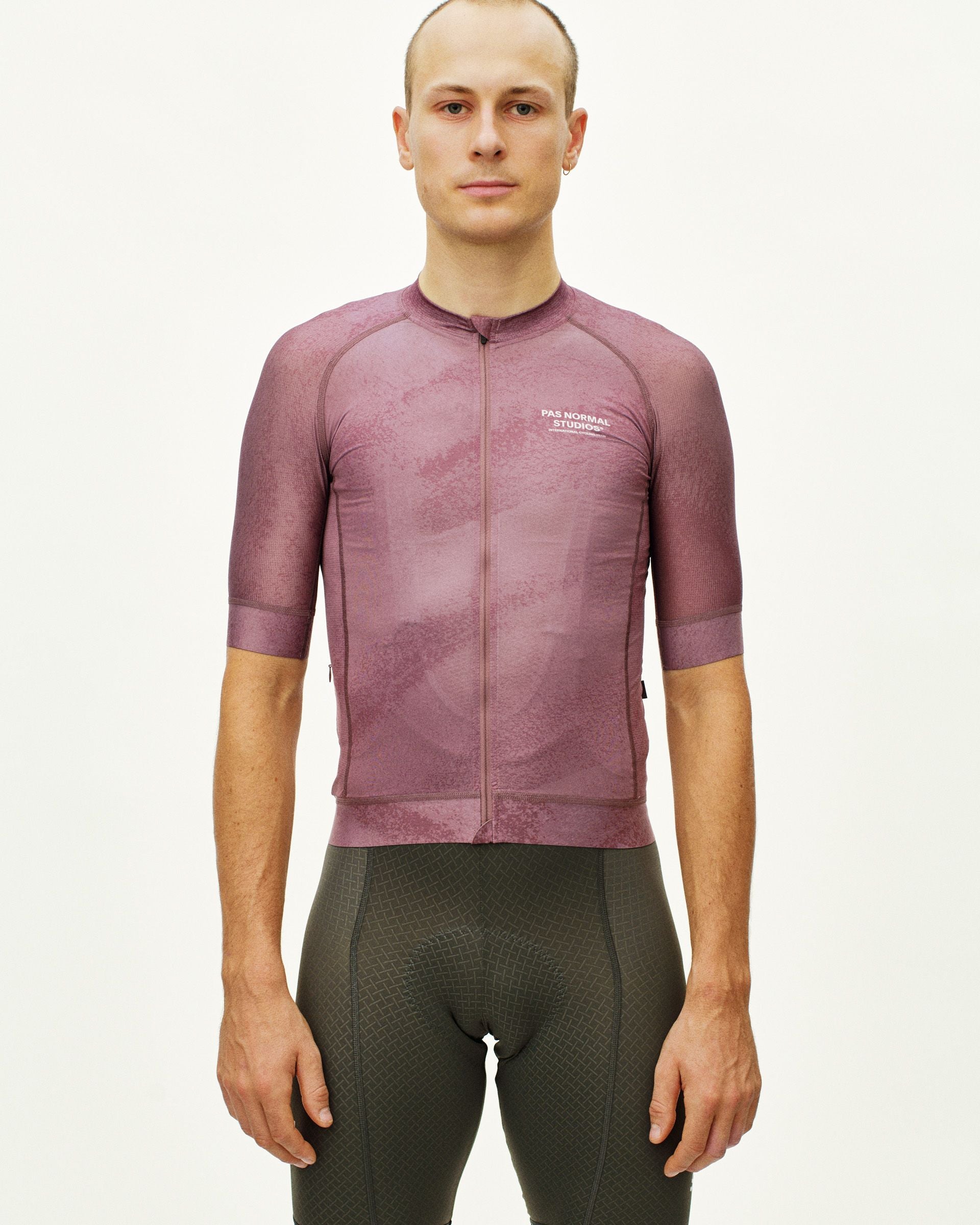 Maillot Manga Corta Pas Normal Studios Mechanism Hombre AOP Dark Mauve #3