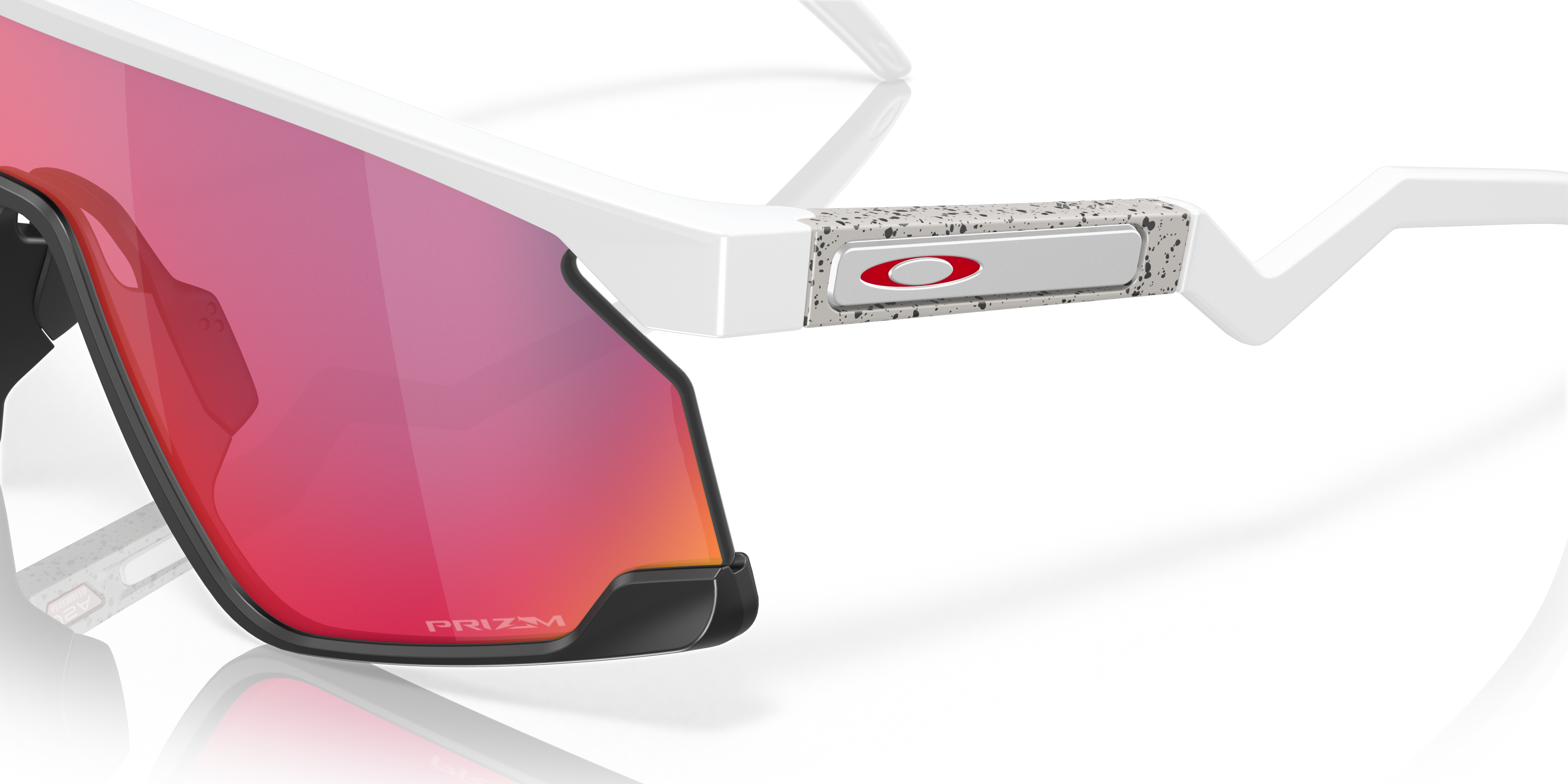 BXTR Gafas de Sol Oakley Blanco Mate Negro Mate Lente Prizm Road #5