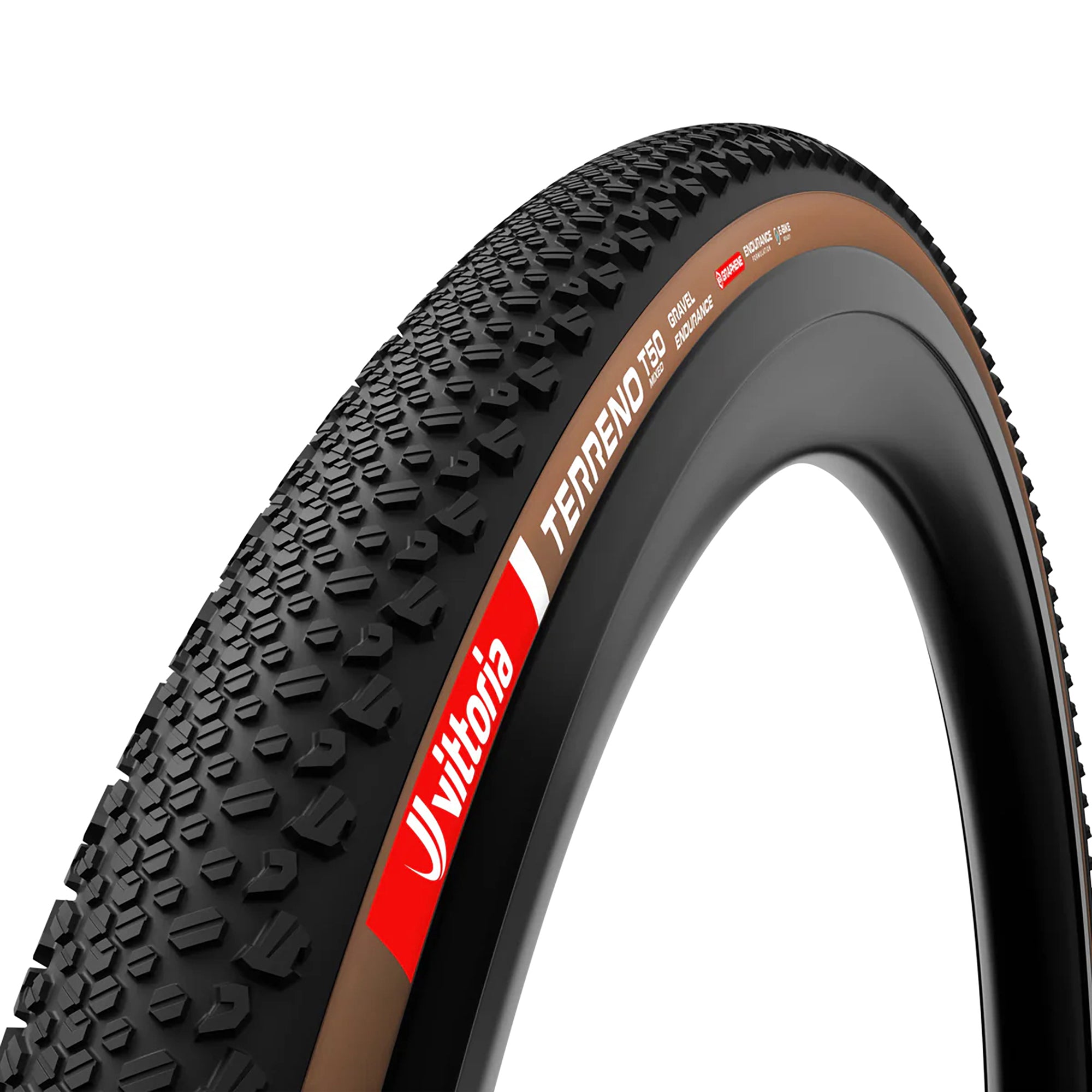 Cubierta Vittoria Gravel Terreno T50 TLR G2 Marrón #2