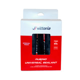 Pack 2 Vittoria Rubino V TP Reifen + Dichtmittel 80ml Schwarz