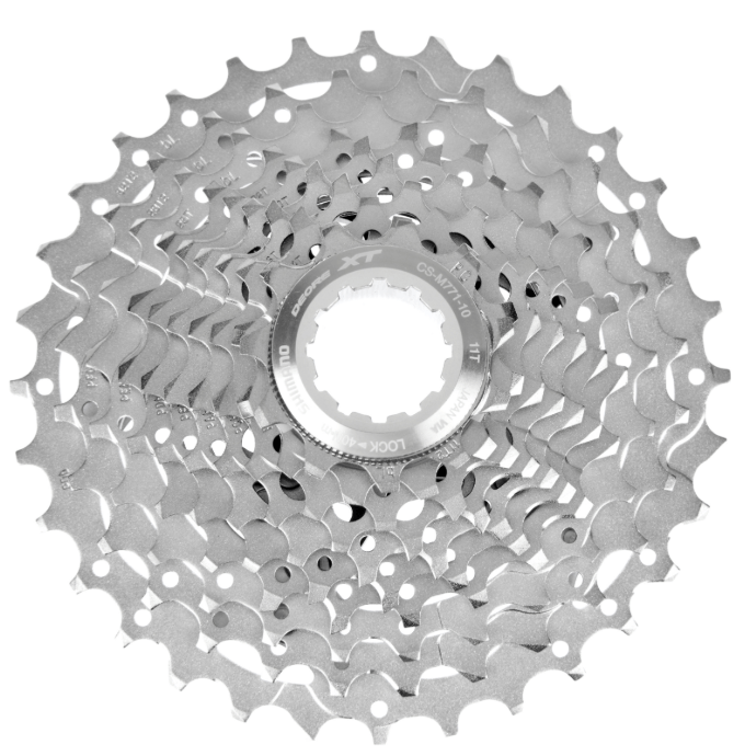 Casete Shimano 10v CS-M771 11-32d Gris