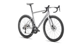 Tarmac SL8 Pro Ultegra Di2 Specialized 2025 Gloss Liquid Silver/Satin Blue Pearl Over Black Liquid Metal