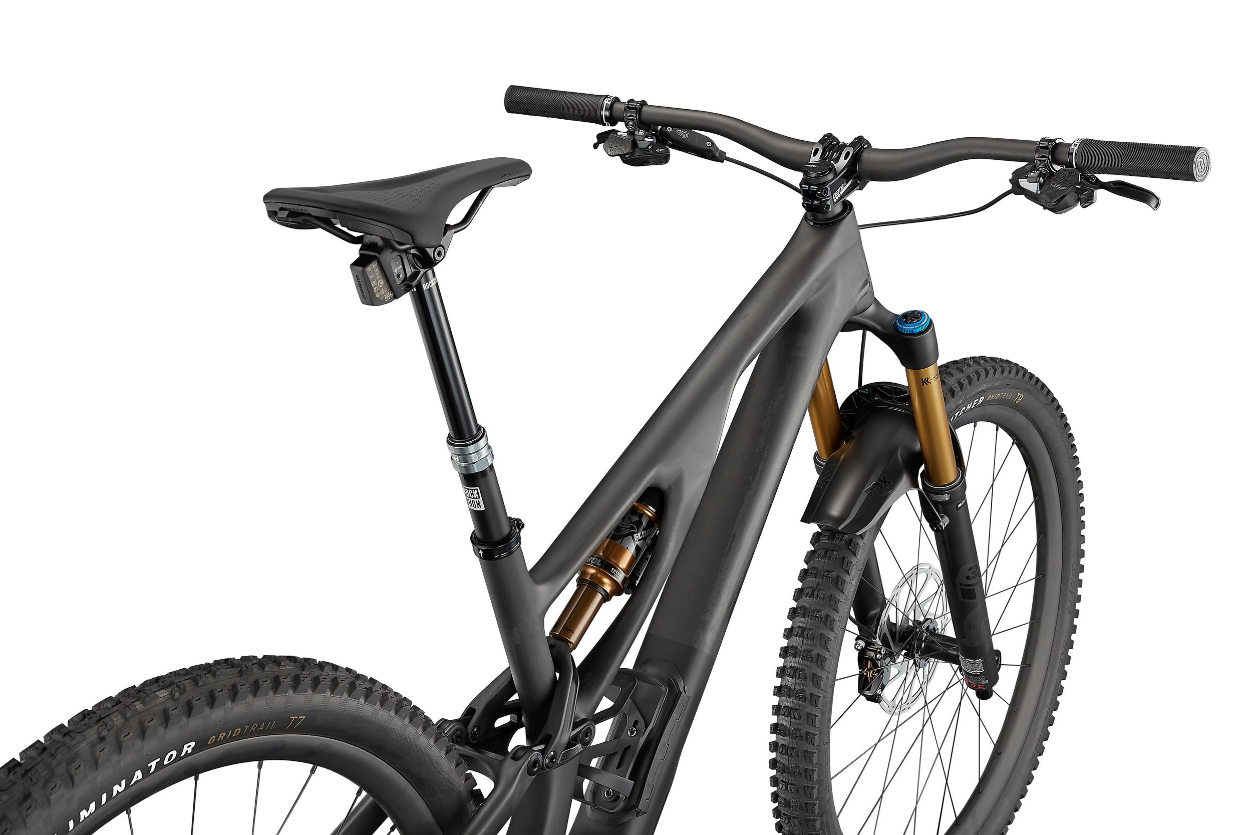 Bicicletas Trail Specialized Stumpjumper Evo S-Works Satin Brushed Blackiquid Metal/Carbon/Black #3