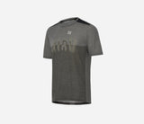 Hiru Lab Merino Kurzarm-T-Shirt Herren Steingrau