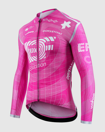 Maillot Manga Larga Assos Equipe RS LS S11 EF Hombre Pink EF #5