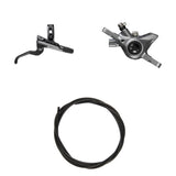 Hydraulic Disc Brake Kit Shimano XTR BR-M9200/BL-M9200 Rear/Right Resin Non-Finned/Adapter 1700mm Hose Black