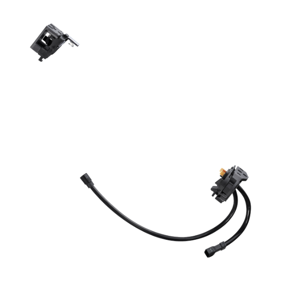Portabatería Shimano Steps BM-E8035 Bombín 400mm Gen. 1 Orificio Llave Negro