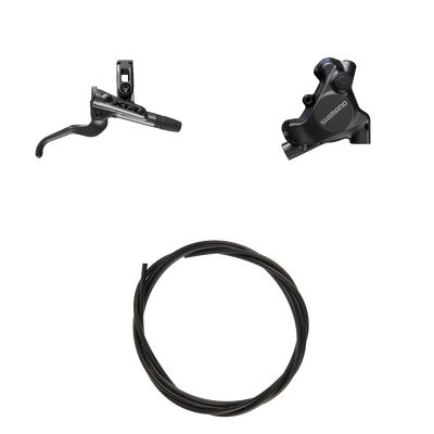 Kit Freno Disco Hidráulico Shimano XTR BR-MT805/BL-M9200 Trasero/Derecho Resina Sin Aletas/Adaptador Latiguillo 1700mm Negro #2