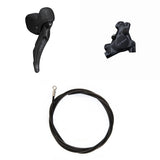 Hydraulic Disc Brake Kit Shimano GRX BR-RX410/ST-RX610 Rear/Right Resin Finned Without Adapter 1700mm Hose Black