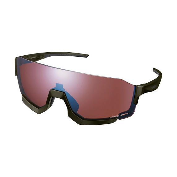 Gafas Sol Shimano CE-ARLT2 Aerolite Ridescape Alto Contraste Verde Musgo