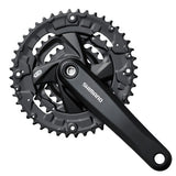 Crankset Shimano FC-M371 Square 44/32/22t 9s Bottom Bracket Black