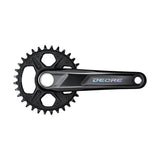 Kurbelgarnitur/Kettenblatt Shimano Deore FC-M6100-1 32t 12s Ohne Innenlager Schwarz