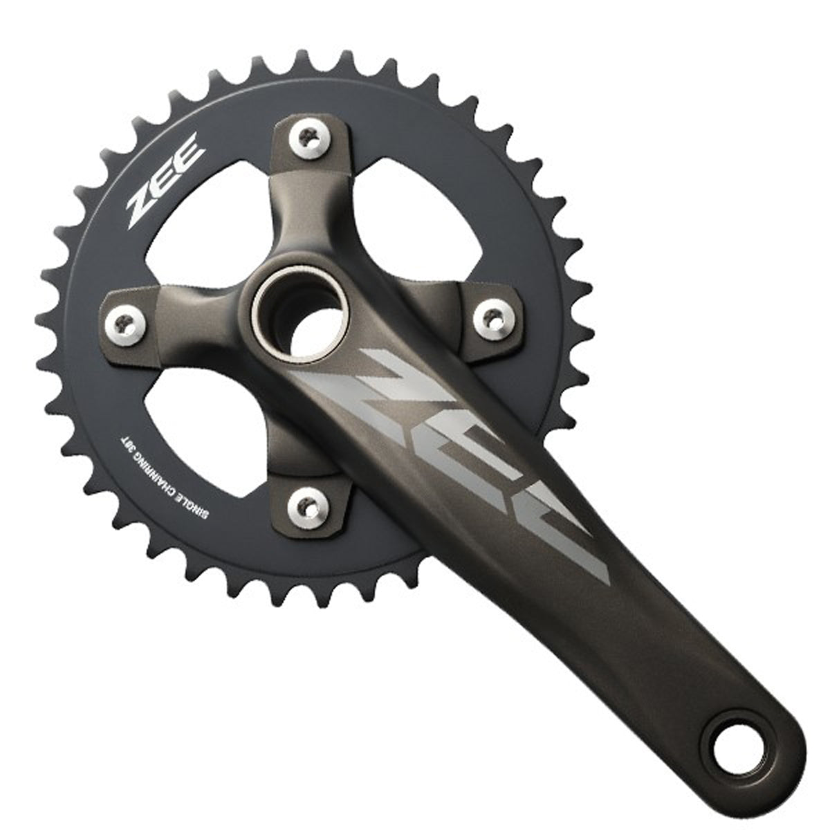 Juego Bielas/Plato Shimano Zee FC-M640 36d 10v Cazoletas BSA Negro