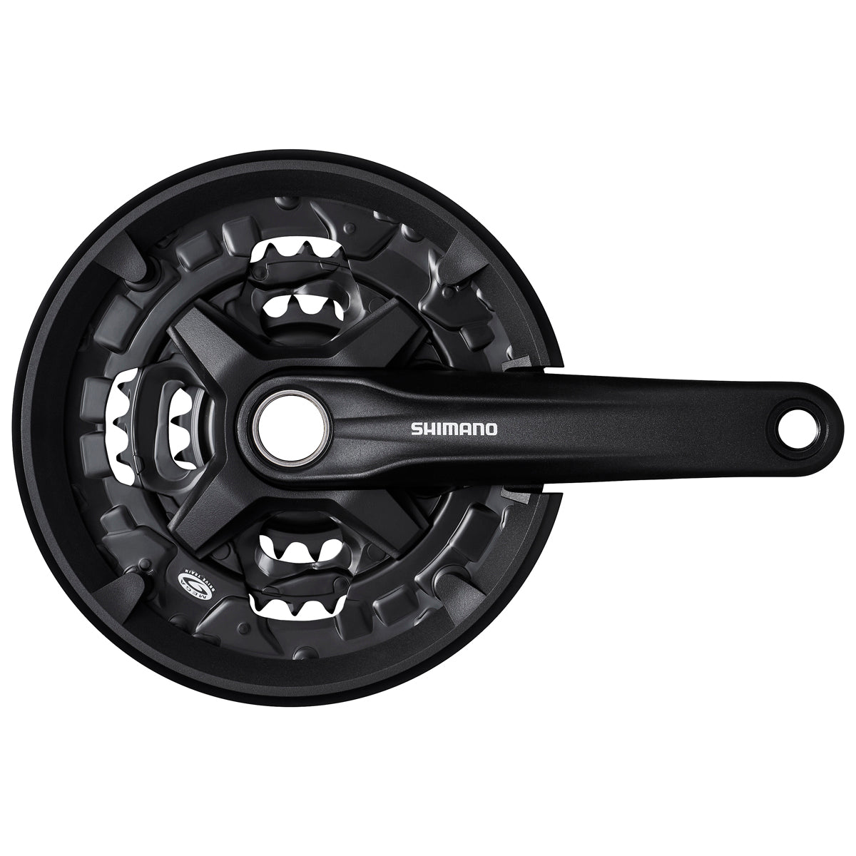 Juego Bielas Shimano FC-MT210-3 Crankset 9v 44/32/22d Con CG Negro