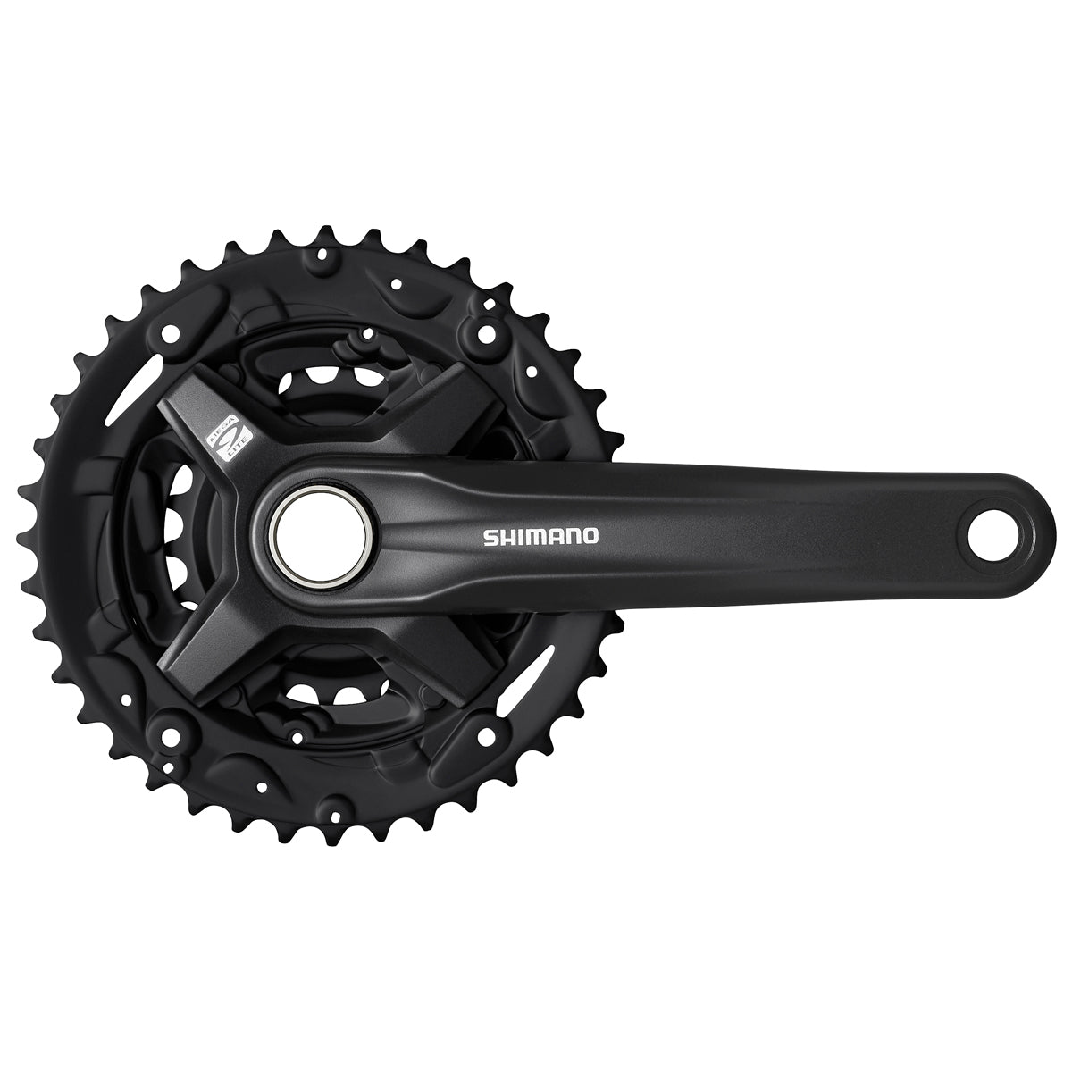 Juego Bielas Shimano FC-MT210-3 Crankset 9v 44/32/22d Sin CG Negro
