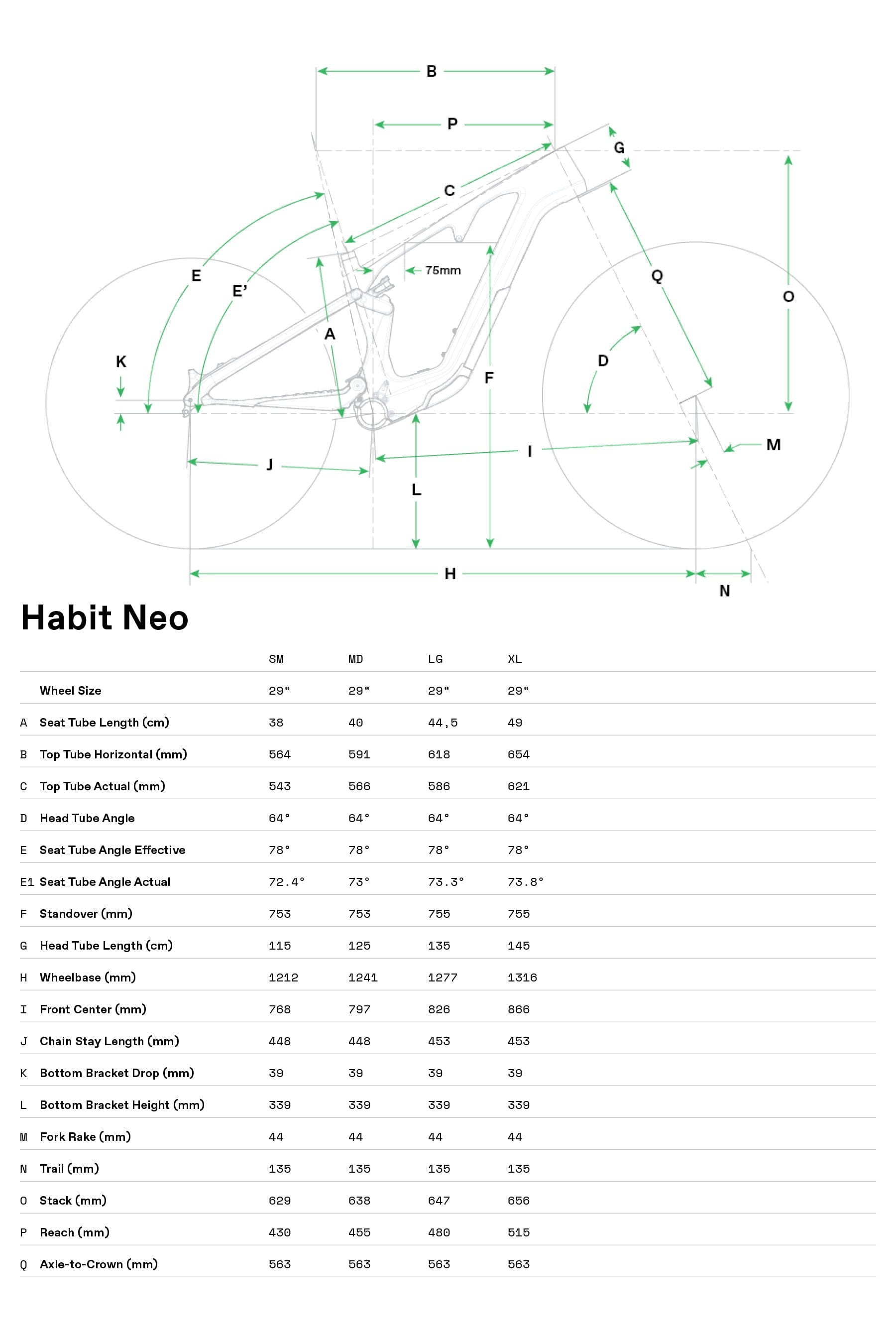 Cannondale eMTB Habit Neo Carbon 3 Storm Cloud #7