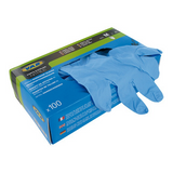 Gants Plastique Var 100u Bleu