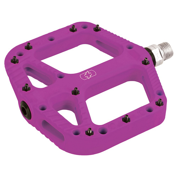 Pedales Plataforma Nailon Oxford Loam 20 Morado