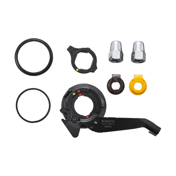 Componentes Buje Interno Shimano Nexus SM-C7000-5 6R/6L CJ-C7000-5 Negro/Gris