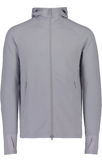 Merino Zip Hood Poc Hombre Gris Aluminio