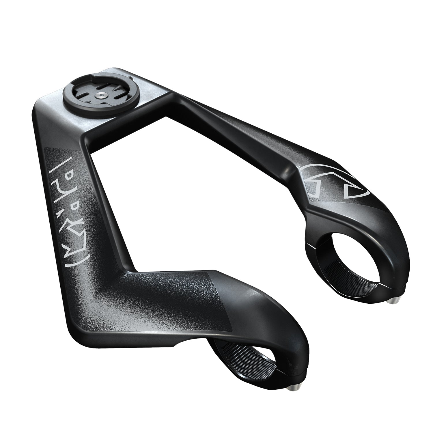 Acople Manillar PRO Compact Carbon Soporte Ciclocomputador 31.8mm Negro #6