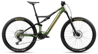 Bicicletas Electricas eTrail Orbea Rise M20 2024 Chameleon Goblin Green Gloss/Black Matt