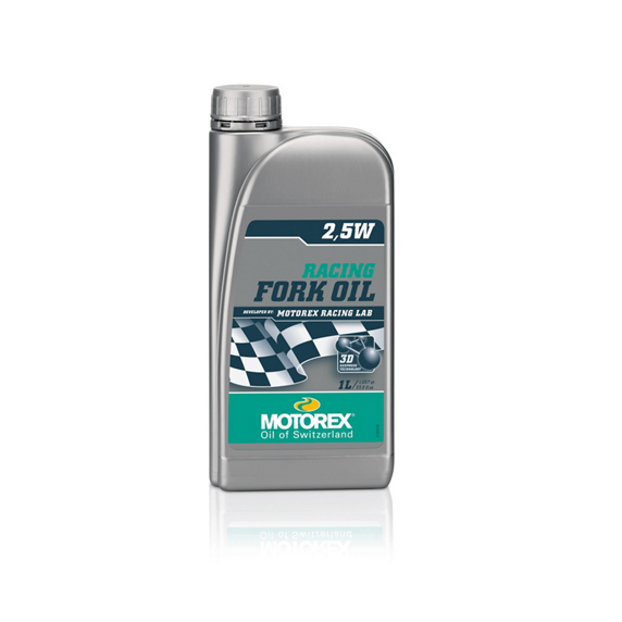 Aceite Horquillas Suspensión Motorex 2.5W Botella 1L Verde
