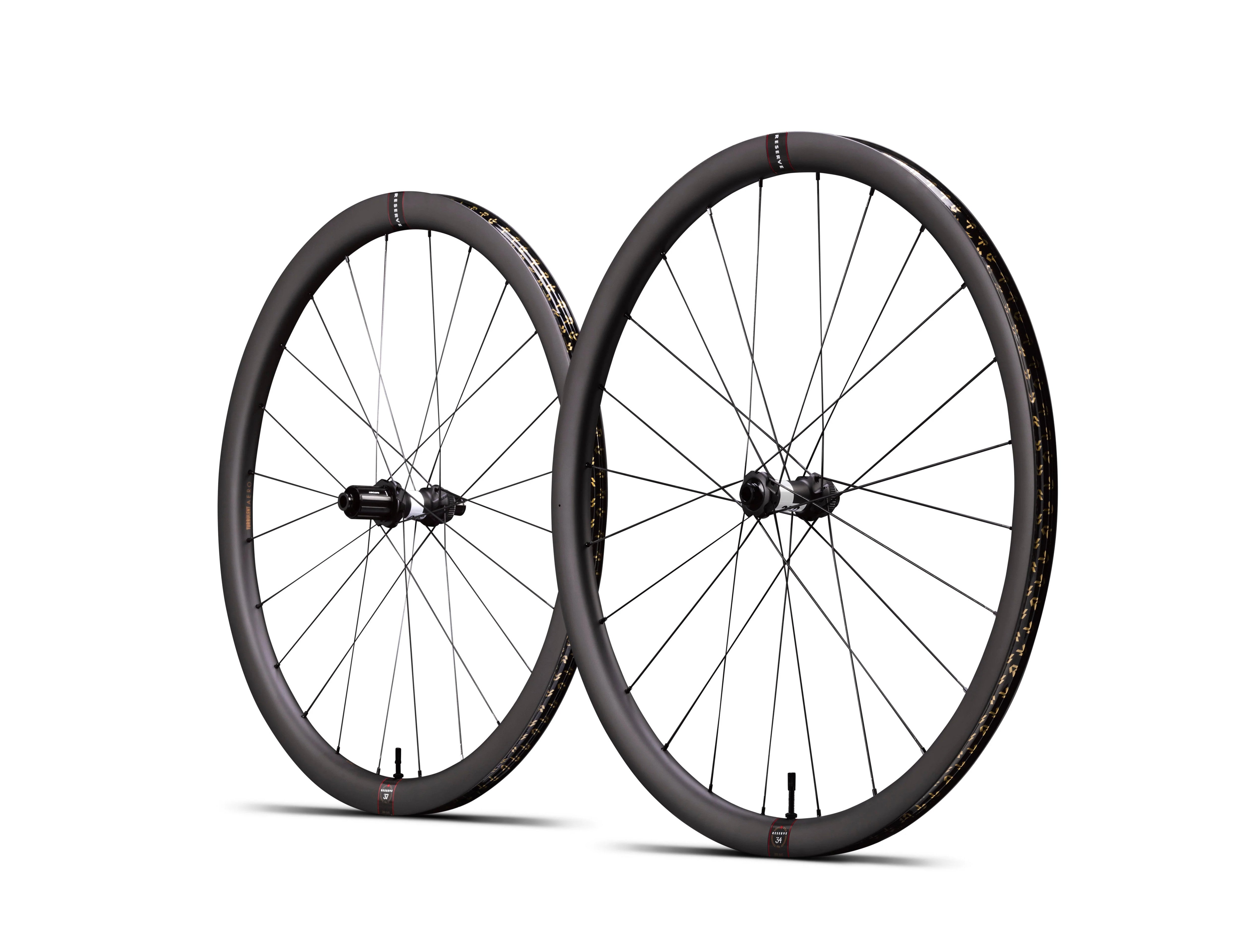 Juego Ruedas Carretera Reserve 34/37 Turbulent Aero DT Swiss 350 XDR Center Lock Negro