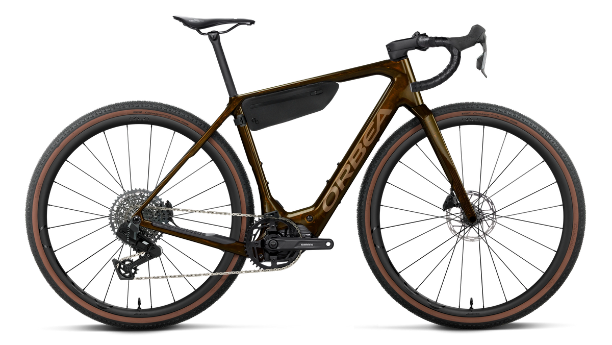 Orbea Denna M31e 2027 Caramel Carbon View/Golden Sand Gloss