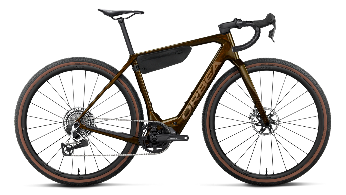 Orbea Denna M11e 2027 Caramel Carbon View/Golden Sand Gloss